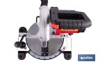 Ingletadora a batería 20 V con motor brushless | Corte máx. 105 mm, inclinación -45°/+45°, velocidad 3200 rpm | Incluye bolsa de polvo | Disponible con y sin batería y cargador - Cofan