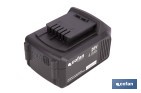 Pack de cargador 20 V 4.5 A + Batería 20 V 4.0 Ah Li-Ion | Compatible con sistema 1 for All | Protección contra sobrecarga y larga duración - Cofan