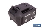 Pack de cargador 20 V 4.5 A + Batería 20 V 4.0 Ah Li-Ion | Compatible con sistema 1 for All | Protección contra sobrecarga y larga duración - Cofan