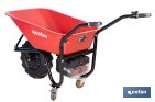Carretilla de obra eléctrica a batería 20 V | Carga máxima de 260 kg | Motor de 500 W, batería Li-Ion 20 V 6.0 Ah - Cofan