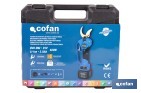 Electric pruning shears | Li-Ion battery-powered 25V 2Ah - Cofan