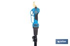 Set de tijeras de podar eléctricas 25 V con pértiga extensible 1,40-2,07 m | Incluye 2 baterías, maletín y accesorios - Cofan