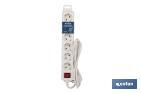 POWER STRIP WITH 6 OUTLETS | CABLE OF 1.4M IN LENGTH | POWER SWITCH