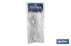 2-pole extension cord | Suitable for Europlug | White cable of 3 and 5 metres - Cofan