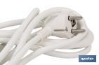 Prolongador de cable eléctrico | Varias medidas de cable (3 x 1,5 mm) | Base Bipolar - Cofan