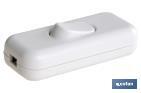 In-line Switch | Sliding Switch | White | 4A - 250V - Cofan