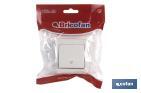 Surface mounted door bell switch | Atlantis Model | White | 10A - 250V - Cofan