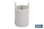 Lamp-holder E-27 | Thermostable resin material | White | 4A - 250V - Cofan