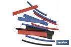 RANGE OF 10 AND 18 HEAT-SHRINK TUBES - 80MM | SEVERAL COLOURS | SEVERAL DIAMETERS