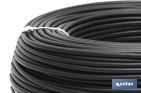 Rollo de Cable Eléctrico H07V-K | Sección de cable de varias medidas | Longitud: 100 m | Color: Negro - Cofan