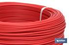 Electric Cable Roll of 100m | H07V-K | Section 1 x 1.5mm2 | Red - Cofan