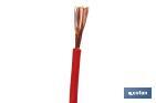 Electric Cable Roll of 100m | H07V-K | Section 1 x 1.5mm2 | Red - Cofan