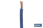 Rollo Cable Eléctrico de 100 m | H07V-K | Sección de cable de varias medidas | Color: Azul - Cofan