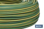 Rollo Cable Eléctrico de 100 m H07V-K | Sección de cable en varias medidas | Color: Verde - Cofan