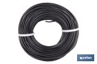 Rollo de Cable Eléctrico H07V-K | Sección de cable de varias medidas | Longitud: 100 m | Color: Negro - Cofan