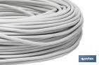 Rolo Cabo Eléctrico de 100 m | PVC H05VV-F | Secção 2 x 1 mm2 | Cor Branco - Cofan