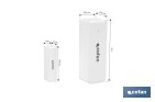 Sensor inteligente para portas e janelas | Ligação WiFi e Bluetooth | Funciona com a aplicação Smart Life ou Tuya | Compatível com Alexa e Google | Proteção anti-roubo - Cofan