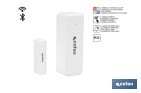 Sensor inteligente para portas e janelas | Ligação WiFi e Bluetooth | Funciona com a aplicação Smart Life ou Tuya | Compatível com Alexa e Google | Proteção anti-roubo - Cofan