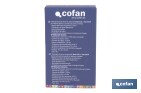 Sensor inteligente para puertas y ventanas | Conexión WiFi y Bluetooth | Funciona con aplicación Smart Life o Tuya | Compatible con Alexa y Google | Protección antirrobo - Cofan
