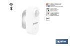 Sensor de movimento inteligente | Ligação WiFi e Bluetooth | Funciona com a aplicação Smart Life ou Tuya | Compatível com Alexa e Google | Segurança doméstica - Cofan