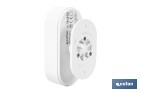 Sensor de movimiento inteligente | Conexión WiFi y Bluetooth | Funciona con aplicación Smart Life o Tuya | Compatible con Alexa y Google | Seguridad en el hogar - Cofan