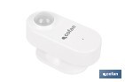 Sensor de movimiento inteligente | Conexión WiFi y Bluetooth | Funciona con aplicación Smart Life o Tuya | Compatible con Alexa y Google | Seguridad en el hogar - Cofan