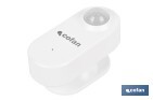 Sensor de movimiento inteligente | Conexión WiFi y Bluetooth | Funciona con aplicación Smart Life o Tuya | Compatible con Alexa y Google | Seguridad en el hogar - Cofan