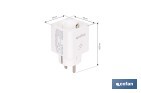 Ficha inteligente com ligação WiFi e Bluetooth | Aplicação Smart Life ou Tuya | Compatível com Alexa e Google | Controlo remoto | Com proteção infantil - Cofan