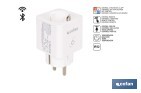 Ficha inteligente com ligação WiFi e Bluetooth | Aplicação Smart Life ou Tuya | Compatível com Alexa e Google | Controlo remoto | Com proteção infantil - Cofan