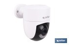 Cámara de seguridad inteligente con WiFi | Con control remoto, audio bidireccional y amplio ángulo de visión - Cofan