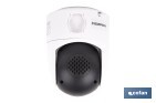 Cámara de seguridad inteligente con WiFi | Con control remoto, audio bidireccional y amplio ángulo de visión - Cofan