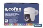 Cámara de seguridad inteligente con WiFi | Con control remoto, audio bidireccional y amplio ángulo de visión - Cofan