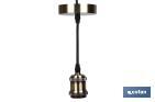 CABLE POUR LAMPE DECO OR CLAIR