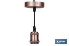 CABLE POUR LAMPE DECO OR ROSE