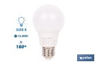 BOMBILLAS LED CLASSIC E27 DE LUZ FRÍA (6500 K) | AHORRO DE ENERGÍA Y LARGA DURACIÓN 15.000 H DE VIDA | ÁNGULO DE APERTURA DE 180°