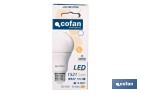 Bombillas LED classic E27 de luz neutra (4.000 k) | Ahorro de energía y larga duración 15.000 h de vida | Ángulo de apertura de 180° - Cofan