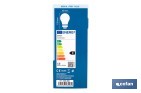 Bombillas LED classic E27 de luz fría (6500 K) | Ahorro de energía y larga duración 15.000 h de vida | Ángulo de apertura de 180° - Cofan
