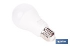 Bombilla LED Classic con sensor | Luz neutra (4000 K) con boquilla E27, 9 W y 806 lúmenes | Detector de movimiento y larga duración 15.000 h de vida - Cofan
