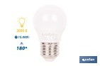 BOMBILLAS LED ESFÉRICA E27 6,5 W 806 LÚMENES | AHORRO DE ENERGÍA Y LARGA DURACIÓN 15.000 H DE VIDA | DISPONIBLES EN 2 TEMPERATURAS DE COLOR