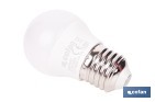 Bombillas LED esférica E27 6,5 W 806 lúmenes | Ahorro de energía y larga duración 15.000 h de vida | Disponibles en 2 temperaturas de color - Cofan