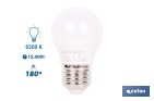 Bombillas LED esférica E27 6,5 W 806 lúmenes | Ahorro de energía y larga duración 15.000 h de vida | Disponibles en 2 temperaturas de color - Cofan
