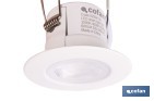 DOWNLIGHT LED ESTANCO 6 W 600 LÚMENES | 3 CCT REGULABLE, AHORRO DE ENERGÍA Y LARGA DURACIÓN | IP65 RESISTENTE AL AGUA Y POLVO