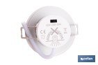 Downlight LED estanco 6 W 600 lúmenes | 3 CCT regulable, ahorro de energía y larga duración | IP65 resistente al agua y polvo - Cofan
