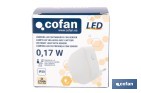 Lámpara LED quitamiedos con sensor de luz regulable. Luz nocturna infantil automática IP20 - Cofan