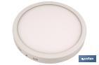 DOWNLIGHT BLANCO REDONDO "SUPERFICIE"