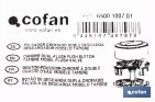 Pulsador de doble descarga para inodoro | Sistema Dual Flush y ahorro de agua | Compatible con descargador modelo Tambre - Cofan