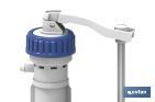 Toilet Fill Valve | Bottom Entry Fill Valve | Kenyir Model | Piston Closure | Manufactured with Plastic Materials - Cofan