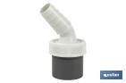 Conexión | Medidas: Ø40 mm | Con Toma para Electrodomésticos | Fabricada en PVC - Cofan