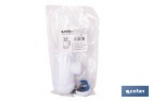 Sifón de botella corto extensible | Salida ajustable de Ø32-40 mm | Adecuado para lavabo | Disponible con diferentes tamaños de racor - Cofan