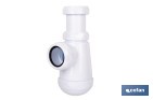 Sifón de botella corto extensible | Salida ajustable de Ø32-40 mm | Adecuado para lavabo | Disponible con diferentes tamaños de racor - Cofan